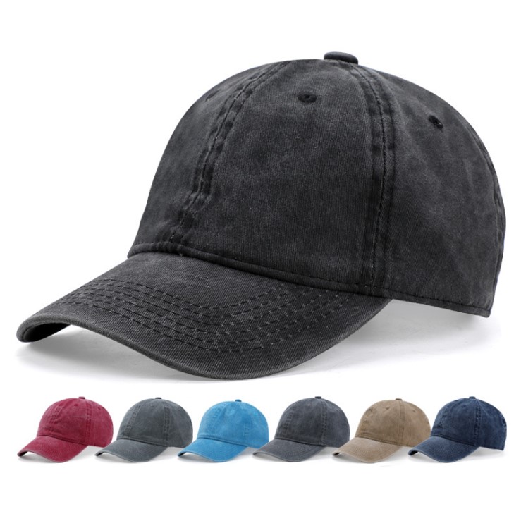 Fashion wholesale structured cotton vintage washed distressed trucker men cap blank dad hat and cap